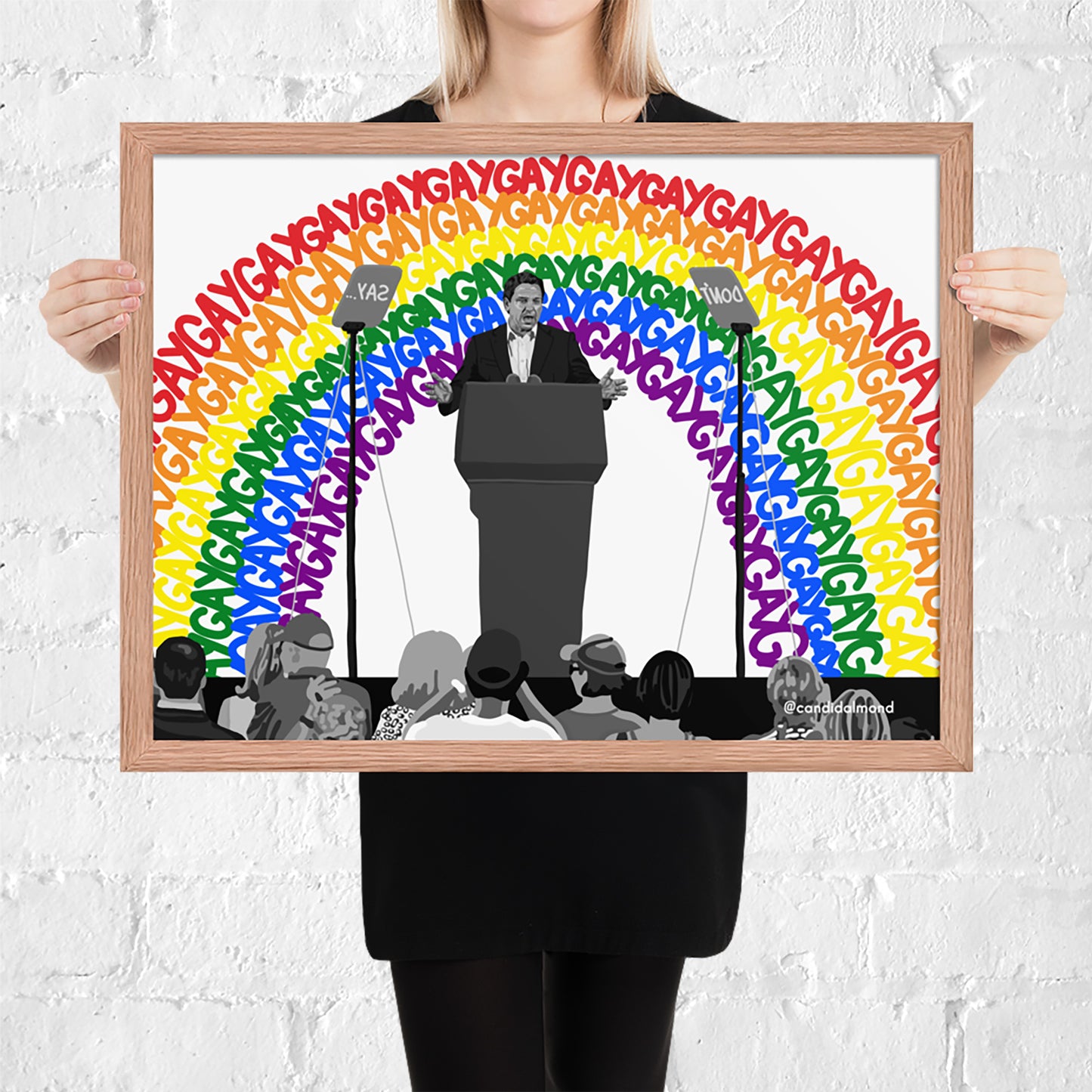 'Don't Say GAY!' Framed poster