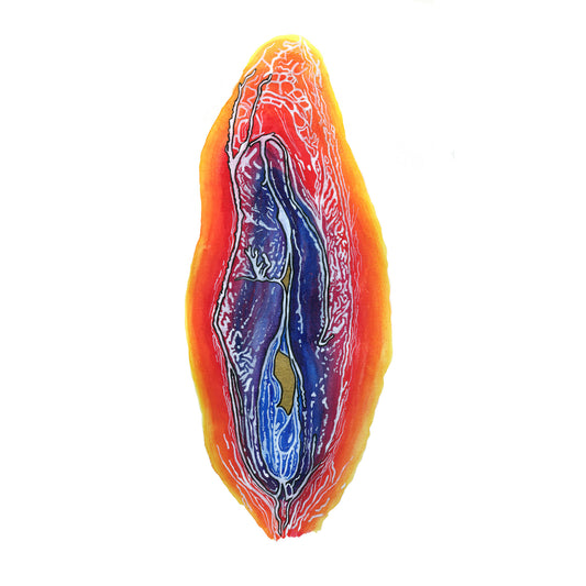 Guadalupe Themed Vulva Portrait