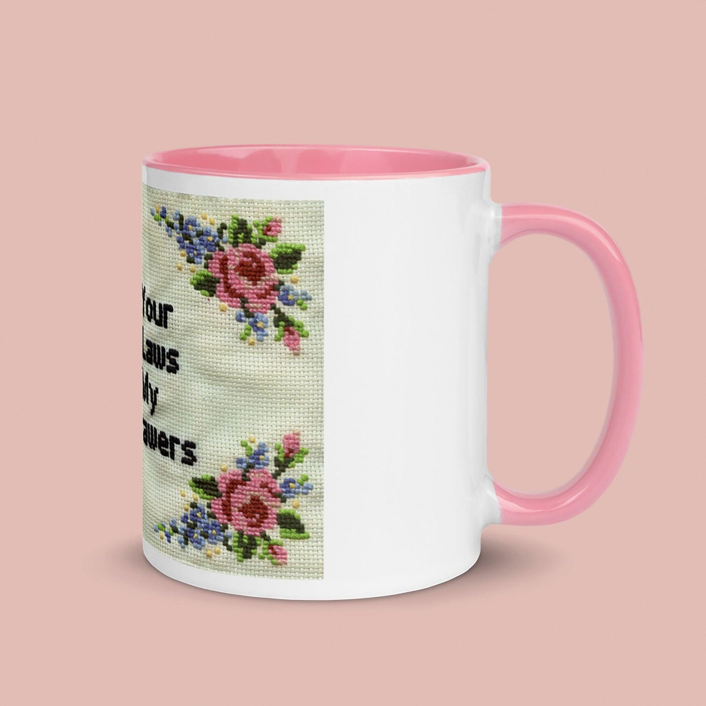 'Keep Your Filthy Laws Off My Silky Drawers' 11oz Mug - Candid Almond