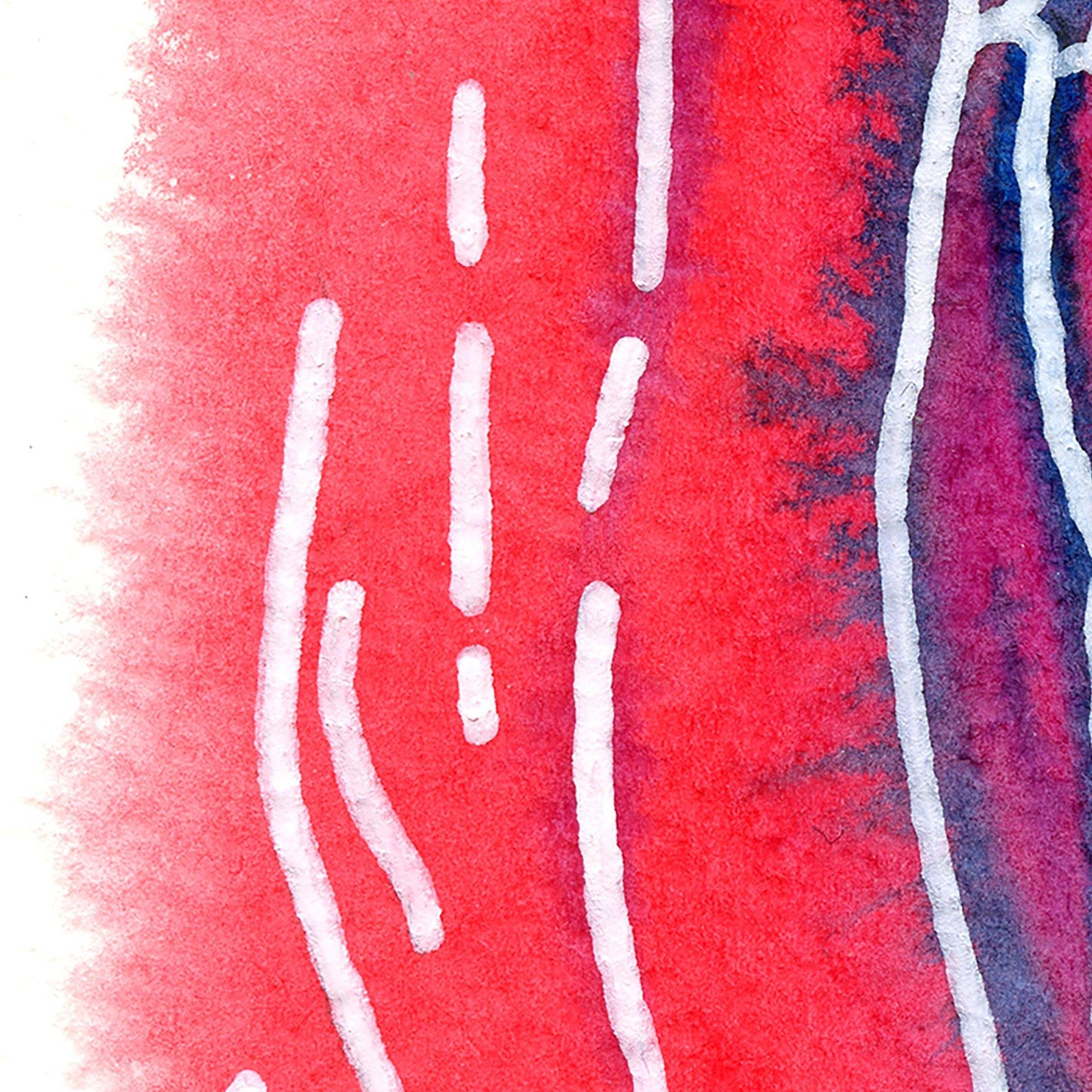 Vulva art print, closeup - Candid Almond